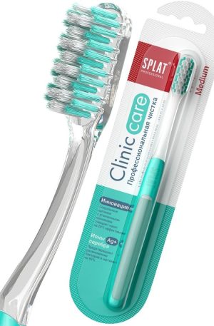 Зубная щетка средней жесткости SPLAT® CLINIC CARE Medium