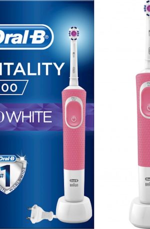 Oral-B Vitaly 100 3D White Розовый