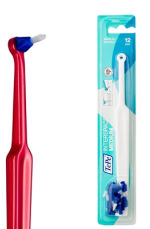 Монопучковая щетка TePe Interspace medium  (12 насадок)