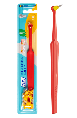 Монопучковая зубная щетка TePe Interspace Soft (12 насадок)