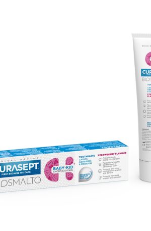Зубная паста CURASEPT Caries Abrasion & Erosion BABY-KID (6 months-6 years) TOOTHPASTE без фтора, 50 ml