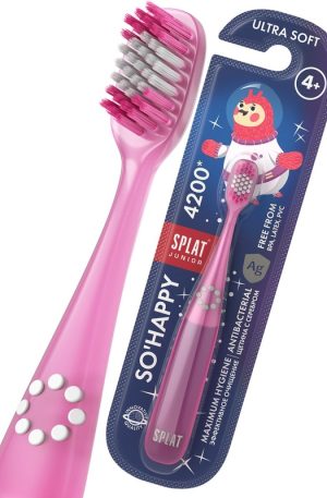 Ультрамягкая зубная щетка для детей от 4 лет SPLAT® JUNIOR ULTRA 4200