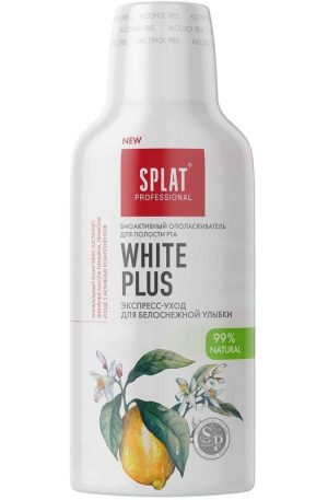 Ополаскиватель для полости рта SPLAT® WHITE PLUS Отбеливание плюс.