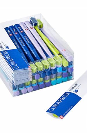 Бокс зубных щеток Curaprox CS 1560 Soft. без упаковки с бумажными конвертами