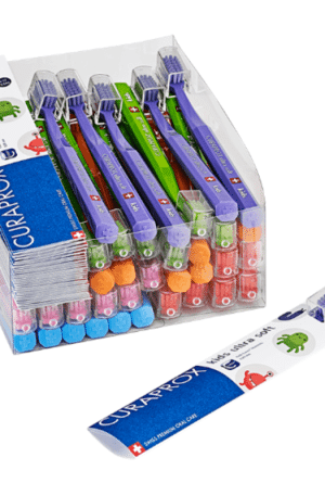 Бокс зубных щеток для детей Curaprox CS 5500 Kids ultrasoft. без упаковки с бумажными конвертами